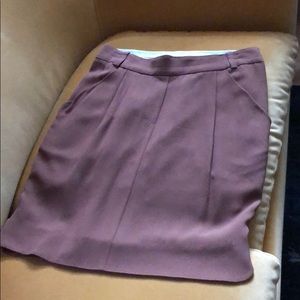 Brown skirt designed by Hanii NY
